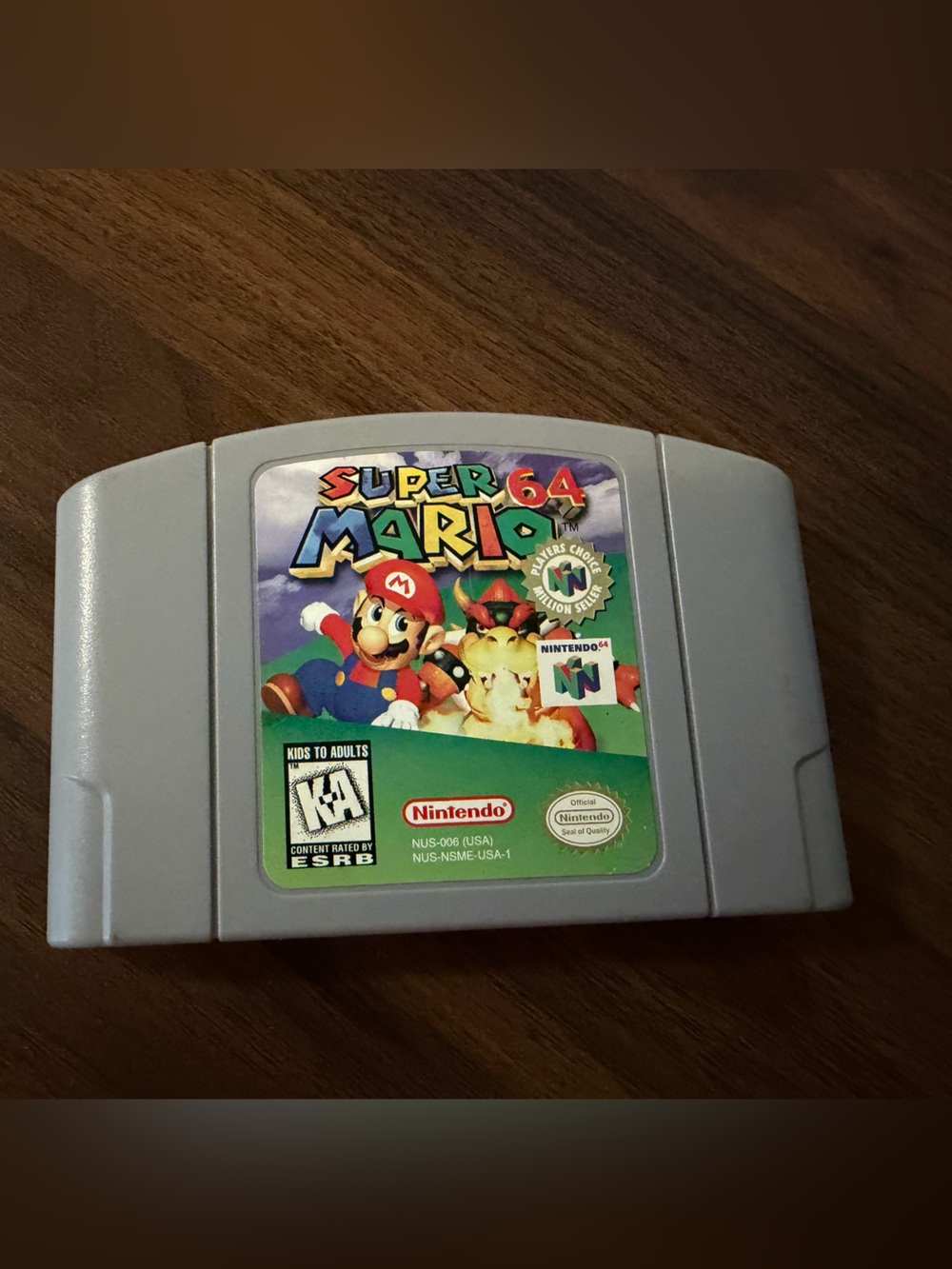 Nintendo Super Mario 64 Cartridge